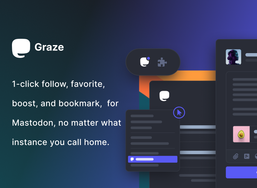 1-click remote actions for Mastodon